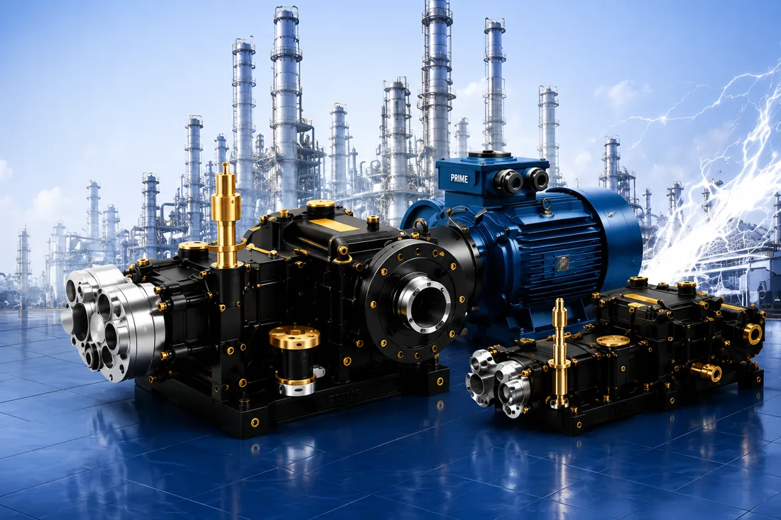 PRIME high pressure triplex plunger pumps
